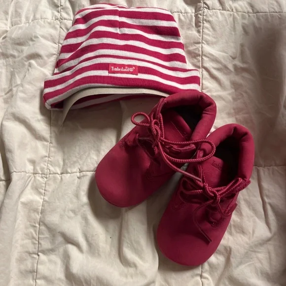 Timberland Boots and Hat - Picture 2 of 6